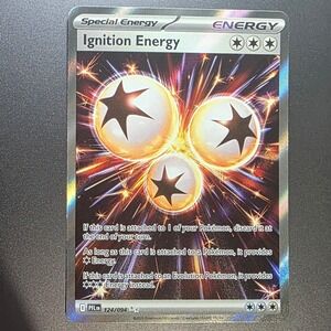 Ignition Energy 124/094 PFL Ultra Rare Secret Holo Pokemon Card NM